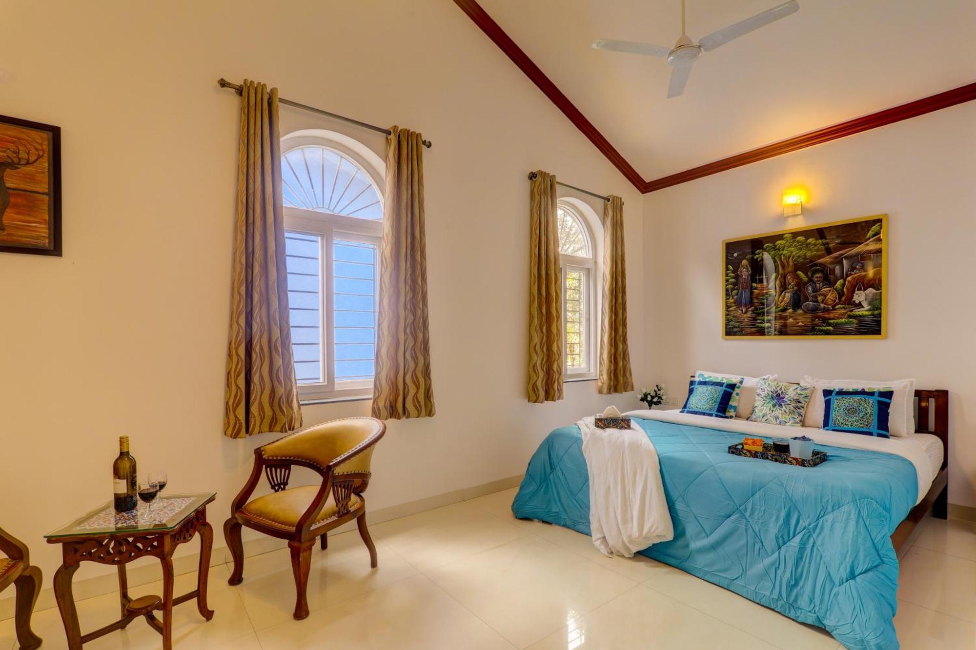 Ludo Private Pool Villa, Wifi-Caretaker-Parking, North Goa Baga Buitenkant foto