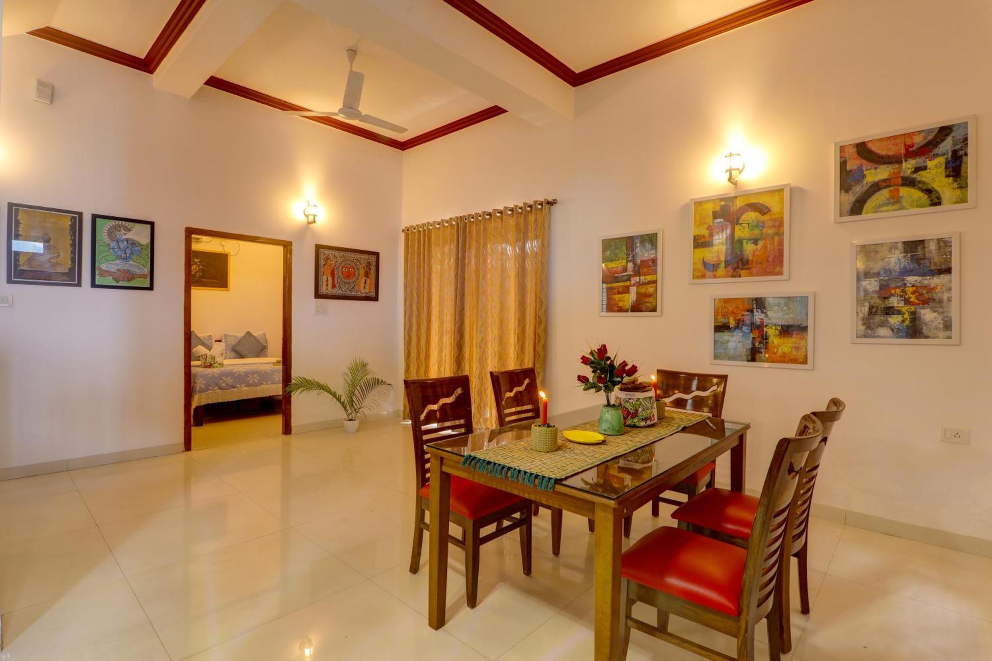 Ludo Private Pool Villa, Wifi-Caretaker-Parking, North Goa Baga Buitenkant foto