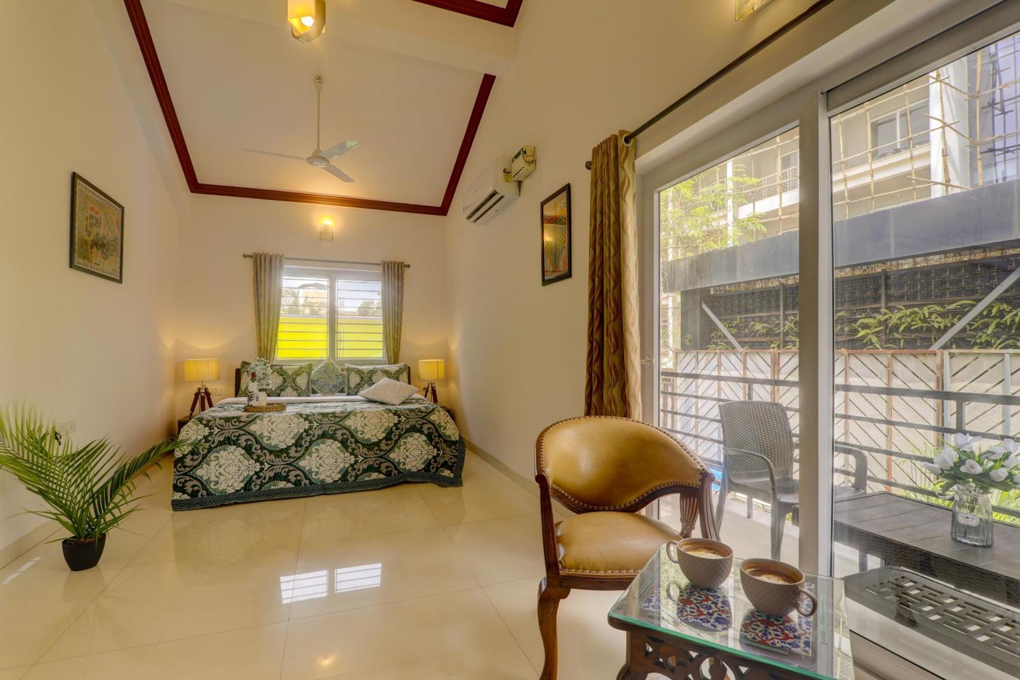 Ludo Private Pool Villa, Wifi-Caretaker-Parking, North Goa Baga Buitenkant foto