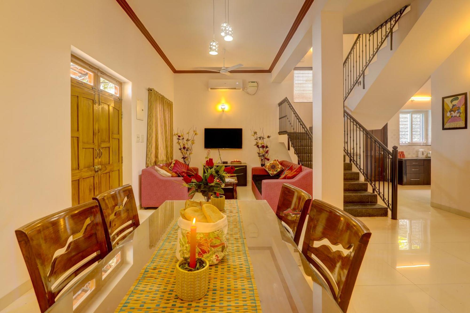 Ludo Private Pool Villa, Wifi-Caretaker-Parking, North Goa Baga Buitenkant foto